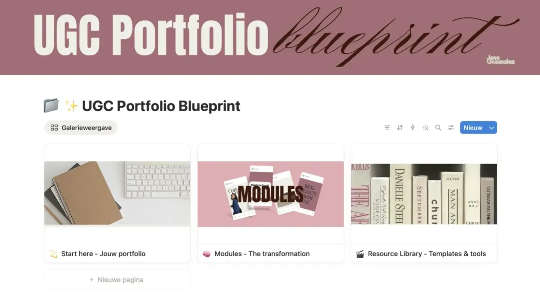 Je staat op het punt om je UGC portfolio eindelijk professioneel op te bouwen. π»