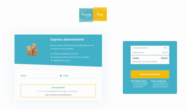 Release update - abonnementen en mailcampagne tags - Peggy Pay