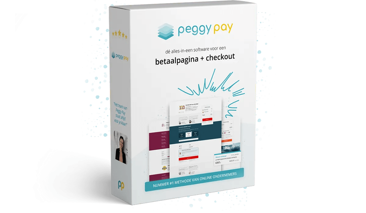Peggy Pay betaalsoftware voor een betaalpagina en checkout voor creatieve ondernemers. - Peggy Pay