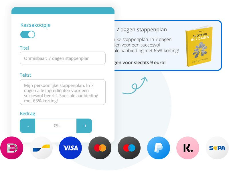 Betaalsysteem voor coaches met alle betaalmethoden - Peggy Pay