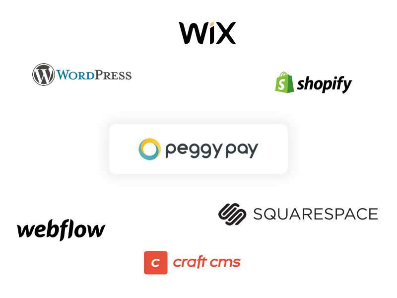 Werkt met elke website; zoals Wordpress en Wix - Peggy Pay