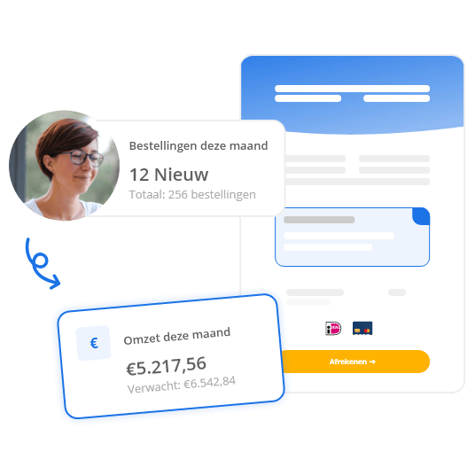 Betaalpagina framework met kassakoopje. - Peggy Pay