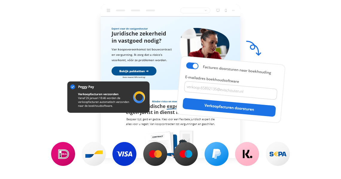Administratie altijd up to date met het betaalsysteem van Peggy Pay. - Peggy Pay