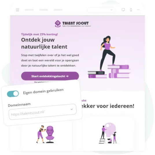 Een website - Peggy Pay