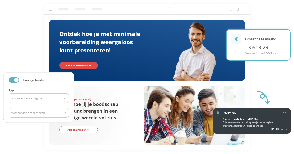 Samen met een ~marketingexpert~{|} jouw bedrijf online zetten? - Peggy Pay