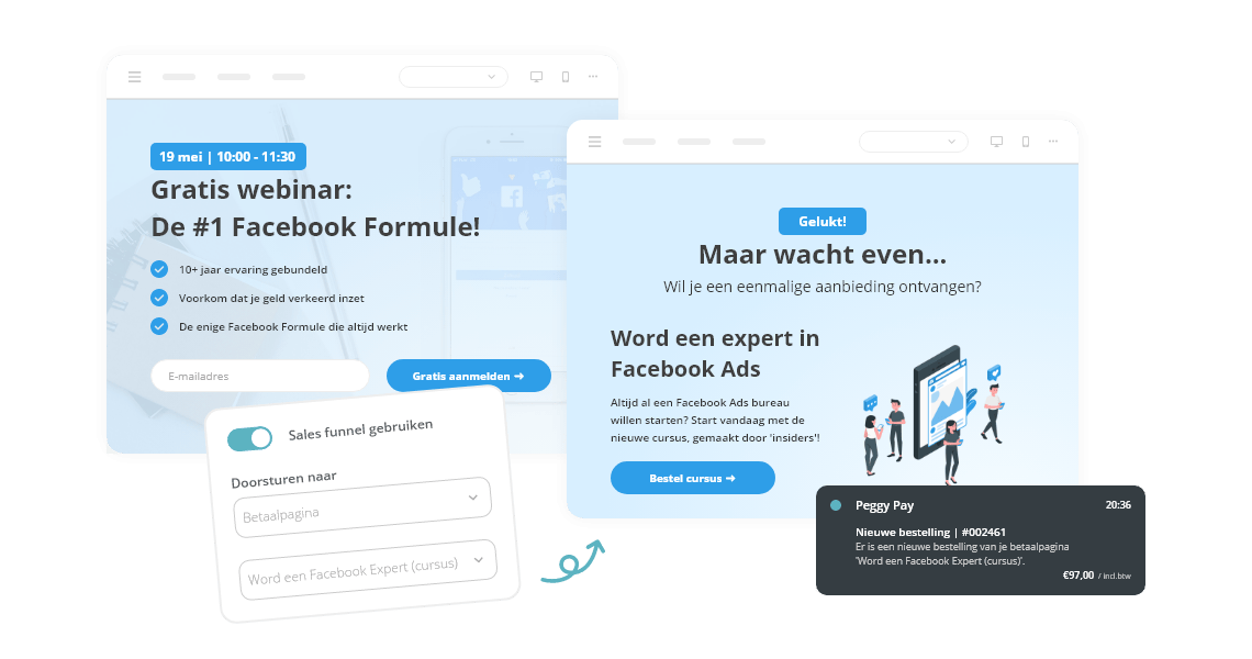 Behaal tot ~37% omzetgroei~ in 10 dagen{|} met een funnel die verkoopt! - Peggy Pay