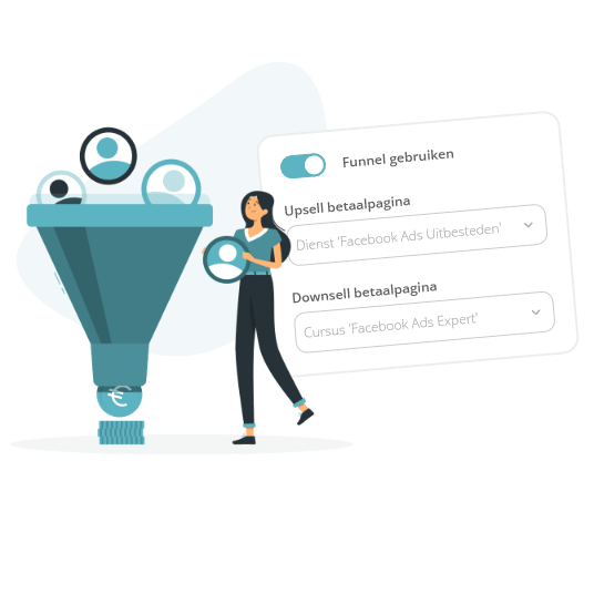 Schaalbare ~omzetflow~ die automatisch draait - Peggy Pay