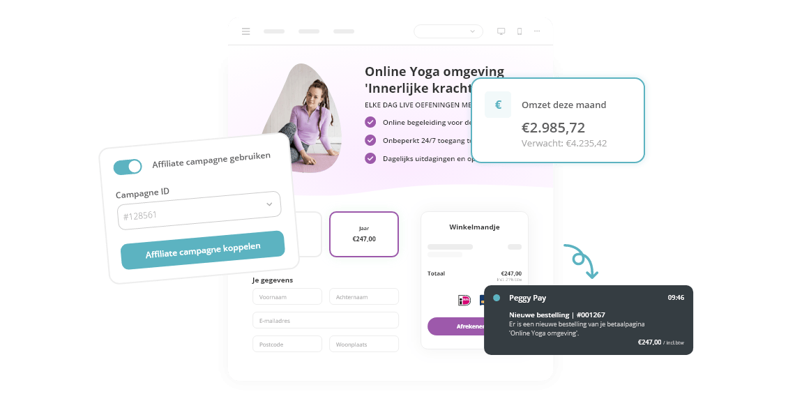 Ruim ~80% van de bedrijven~ gebruikt affiliate marketing. Wil jij hier ook bijhoren? - Peggy Pay