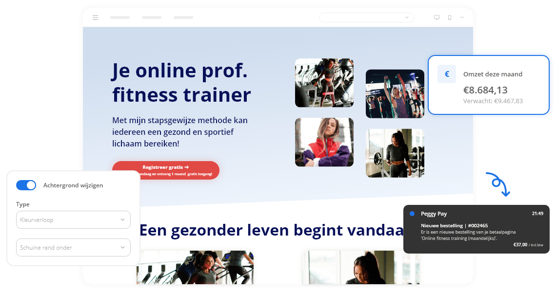 Peggy Pay als uitstekend alternatief voor betaalpagina en funnel software. - Peggy Pay